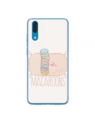 Coque Huawei P20 Macaron Gateau - Sara Eshak