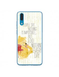 Coque Huawei P20 Winnie I do nothing every day - Sara Eshak