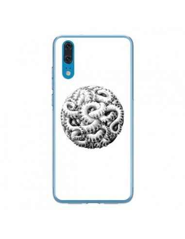 Coque Huawei P20 Boule Tentacule Octopus Poulpe - Senor Octopus