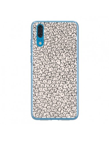 Coque Huawei P20 A lot of cats chat - Santiago Taberna