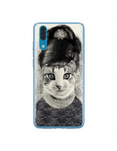 Coque Huawei P20 Audrey Cat Chat - Tipsy Eyes