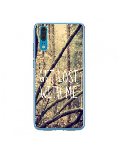Coque Huawei P20 Get lost with me foret - Tara Yarte
