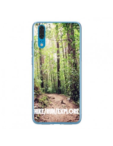 Coque Huawei P20 Hike Run Explore Paysage Foret - Tara Yarte