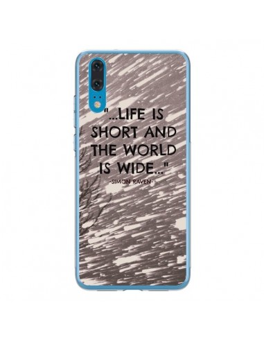 Coque Huawei P20 Life is short Foret - Tara Yarte