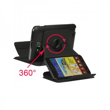 Coque Rotative 360 en Cuir pour Samsung Galaxy Note Coque Rotative 360 en Cuir pour Samsung Galaxy Note
