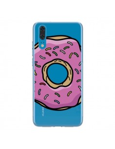 Coque Huawei P20 Donuts Rose Transparente - Yohan B.