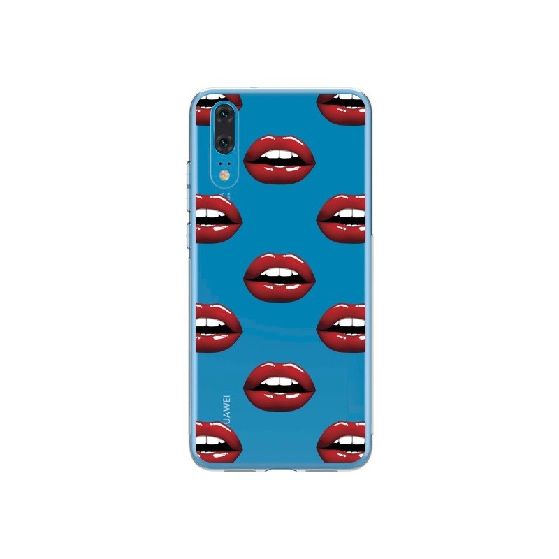 Coque Huawei P20 Lèvres Rouges Lips Transparente - Yohan B.