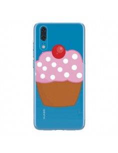 Coque Huawei P20 Cupcake Cerise Transparente - Yohan B.