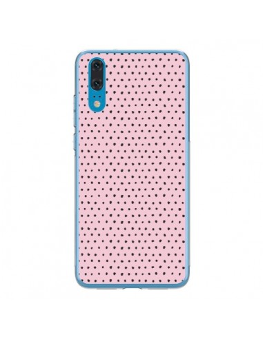 Coque Huawei P20 Artsy Dots Pink - Ninola Design