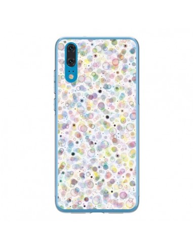 Coque Huawei P20 Cosmic Bubbles Multicolored - Ninola Design