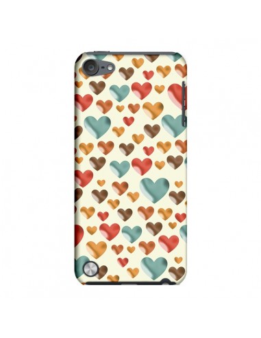 Coque Coeurs Colors pour iPod Touch 5 - Eleaxart