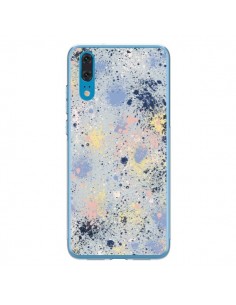 Coque Huawei P20 Gradient Watercolor Lines Blue - Ninola...