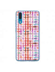 Coque Huawei P20 Tropical Parrots Palms - Ninola Design