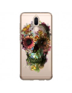 Coque Huawei Mate 10 Lite Skull Flower Tête de Mort...