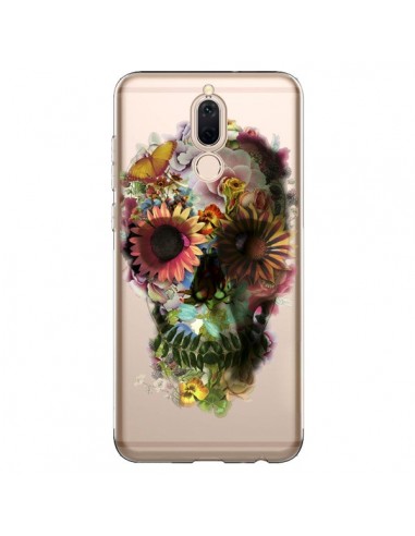 Coque Huawei Mate 10 Lite Skull Flower Tête de Mort Transparente - Ali Gulec