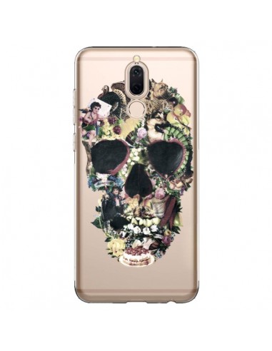 Coque Huawei Mate 10 Lite Skull Vintage Tête de Mort Transparente - Ali Gulec