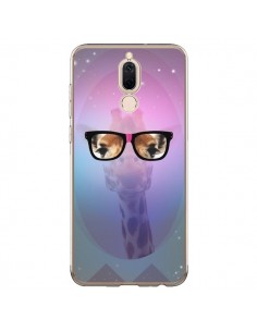 Coque Huawei Mate 10 Lite Girafe Geek à Lunettes -...
