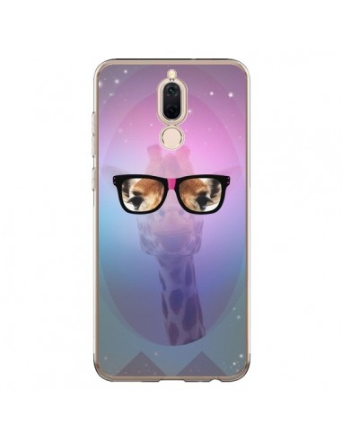 Coque Huawei Mate 10 Lite Girafe Geek à Lunettes - Aurelie Scour