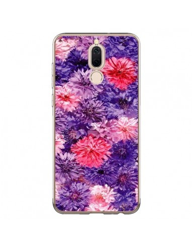 Coque Huawei Mate 10 Lite Fleurs Violettes Flower Storm - Asano Yamazaki