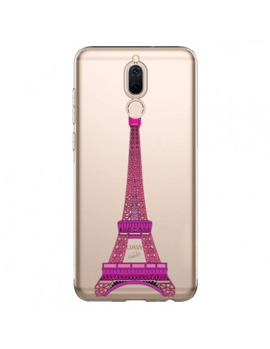 Coque Huawei Mate 10 Lite Tour Eiffel Rose Paris Transparente - Asano Yamazaki