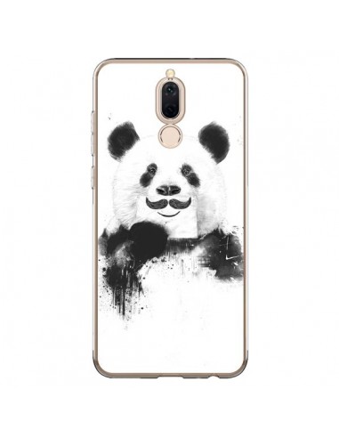 Coque Huawei Mate 10 Lite Funny Panda Moustache Movember - Balazs Solti