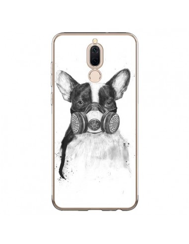 Coque Huawei Mate 10 Lite Tagueur Bulldog Dog Chien Big City Life - Balazs Solti