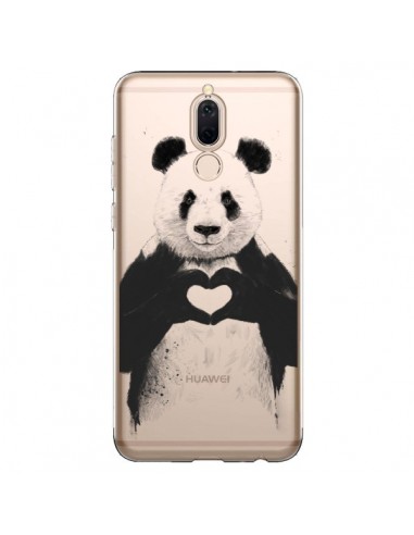 Coque Huawei Mate 10 Lite Panda All You Need Is Love Transparente - Balazs Solti