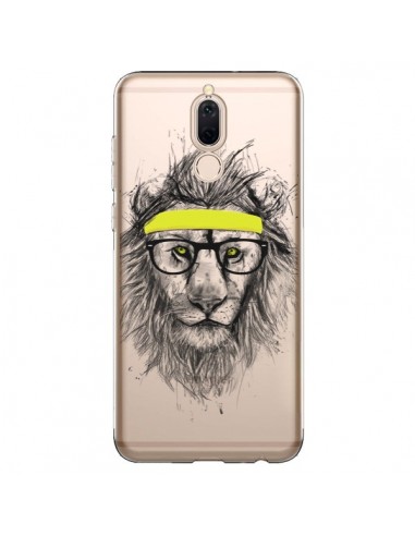 Coque Huawei Mate 10 Lite Hipster Lion Transparente - Balazs Solti