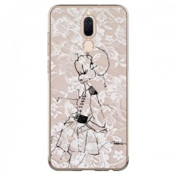 Coque Huawei Mate 10 Lite Croquis Dentelle Femme Fashion...