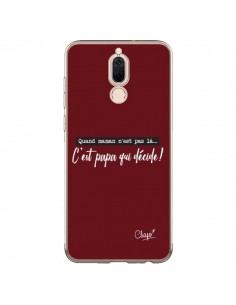 Coque Huawei Mate 10 Lite C'est Papa qui Décide Rouge...