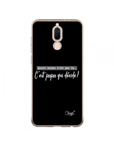 Coque Huawei Mate 10 Lite C'est Papa qui Décide Noir - Chapo