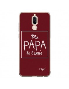 Coque Huawei Mate 10 Lite Elu Papa de l'Année Rouge...