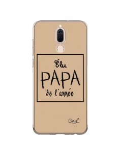 Coque Huawei Mate 10 Lite Elu Papa de l'Année Beige - Chapo