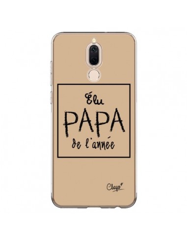 Coque Huawei Mate 10 Lite Elu Papa de l'Année Beige - Chapo