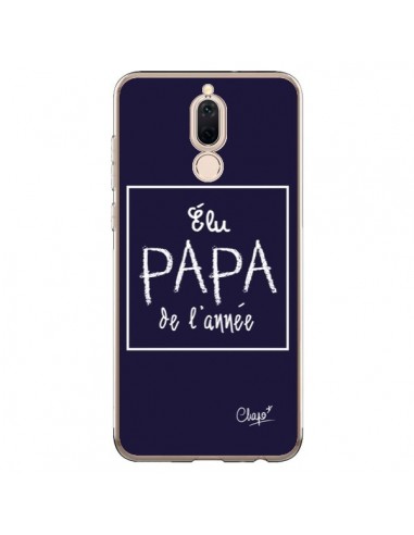 Coque Huawei Mate 10 Lite Elu Papa de l'Année Bleu Marine - Chapo