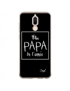 Coque Huawei Mate 10 Lite Elu Papa de l'Année Noir - Chapo
