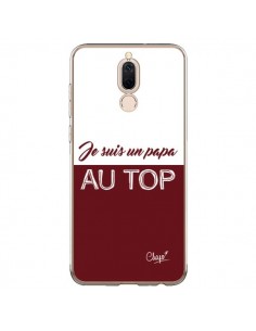 Coque Huawei Mate 10 Lite Je suis un Papa au Top Rouge...