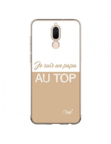 Coque Huawei Mate 10 Lite Je suis un Papa au Top Beige - Chapo