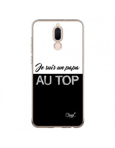 Coque Huawei Mate 10 Lite Je suis un Papa au Top Noir - Chapo