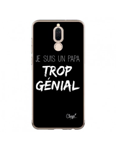 Coque Huawei Mate 10 Lite Je suis un Papa trop Génial Noir - Chapo