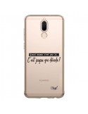 Coque Huawei Mate 10 Lite C\'est Papa qui Décide Transparente - Chapo