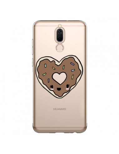 Coque Huawei Mate 10 Lite Donuts Heart Coeur Chocolat Transparente - Claudia Ramos