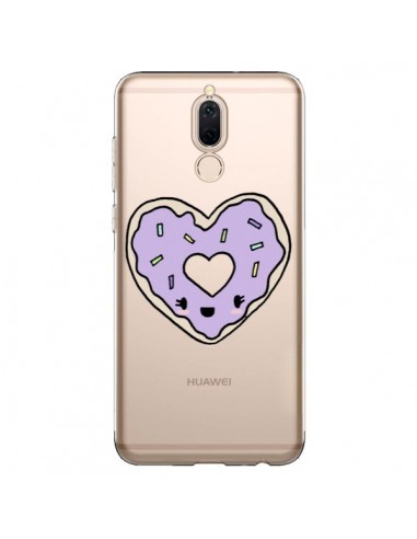 Coque Huawei Mate 10 Lite Donuts Heart Coeur Violet Transparente - Claudia Ramos