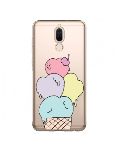 Coque Huawei Mate 10 Lite Ice Cream Glace Summer Ete Coeur Transparente - Claudia Ramos