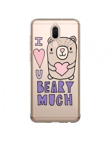 Coque Huawei Mate 10 Lite I Love You Beary Much Nounours Transparente - Claudia Ramos