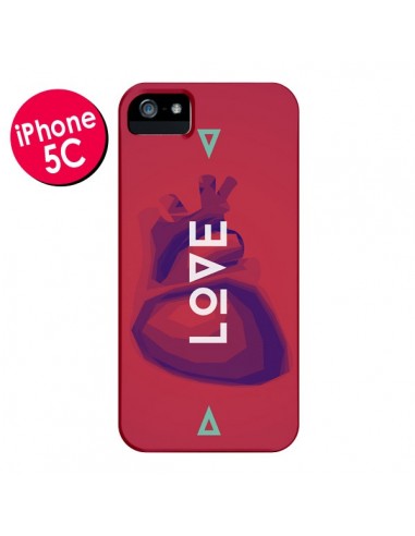 Coque Love Coeur Triangle Amour pour iPhone 5C - Javier Martinez