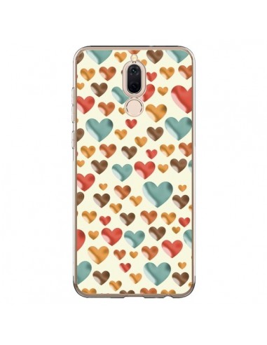 Coque Huawei Mate 10 Lite Coeurs Color_s - Eleaxart