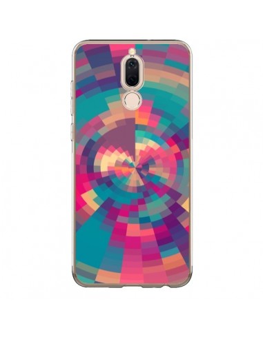 Coque Huawei Mate 10 Lite Spirales de Couleurs Rose Violet - Eleaxart