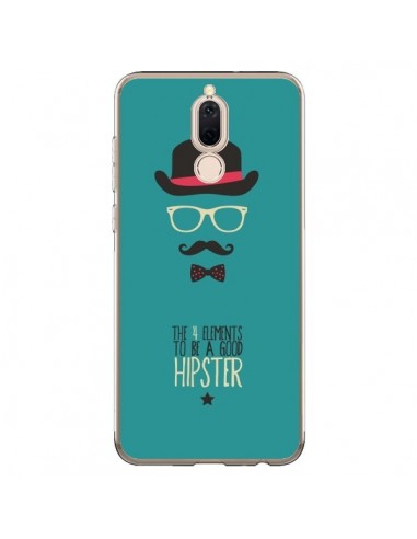 Coque Huawei Mate 10 Lite Chapeau, Lunettes, Moustache, Noeud Papillon To Be a Good Hipster - Eleaxart