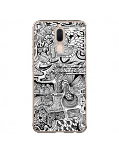 Coque Huawei Mate 10 Lite Reflejo Reflet Noir et Blanc -...